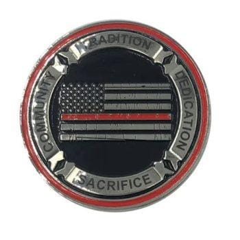 Core Values Thin Red Line Fire Fighter Commemorative Coin Challenge Coins Core Values Thin Red Line Fire Fighter Commemorative Coin Challenge Coins