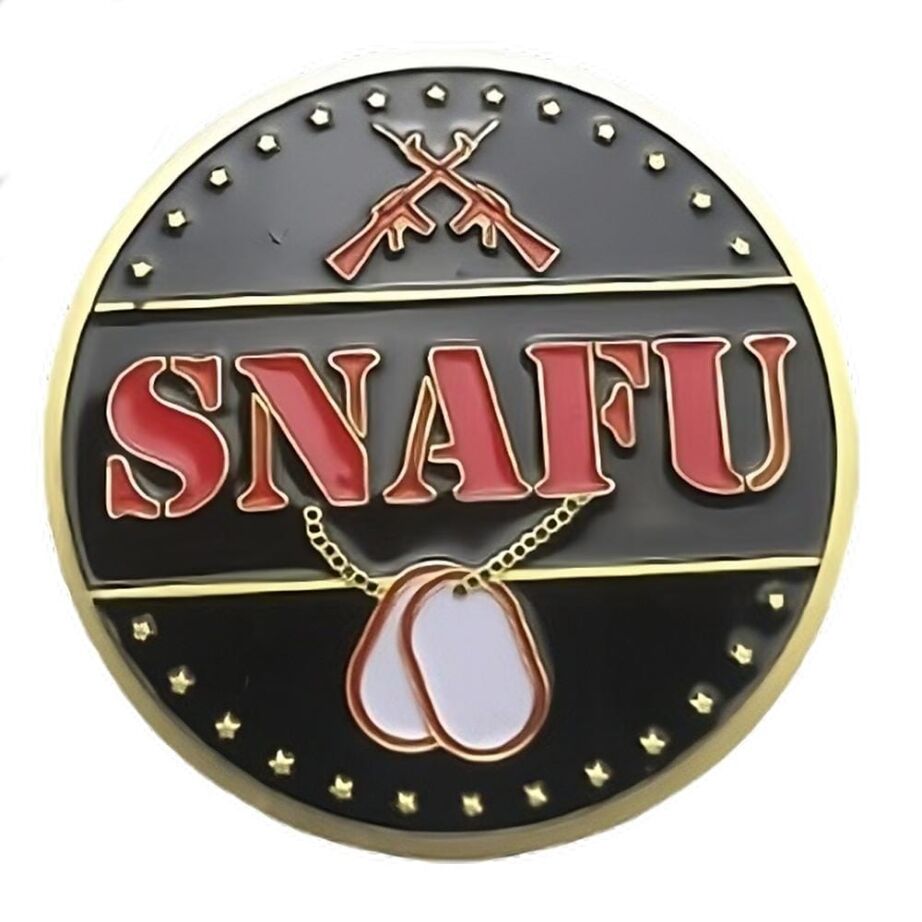 FUBAR SNAFU Military Flipping Challenge Gold Plated Coin All Products FUBAR SNAFU Military Flipping Challenge Gold Plated Coin All Products 3