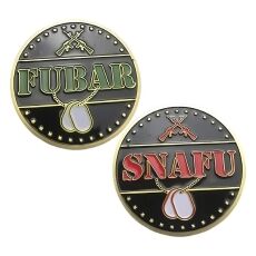 FUBAR SNAFU Military Flipping Challenge Gold Plated Coin All Products FUBAR SNAFU Military Flipping Challenge Gold Plated Coin All Products 6