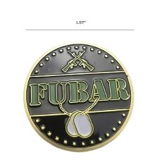 FUBAR SNAFU Military Flipping Challenge Gold Plated Coin All Products FUBAR SNAFU Military Flipping Challenge Gold Plated Coin All Products 5