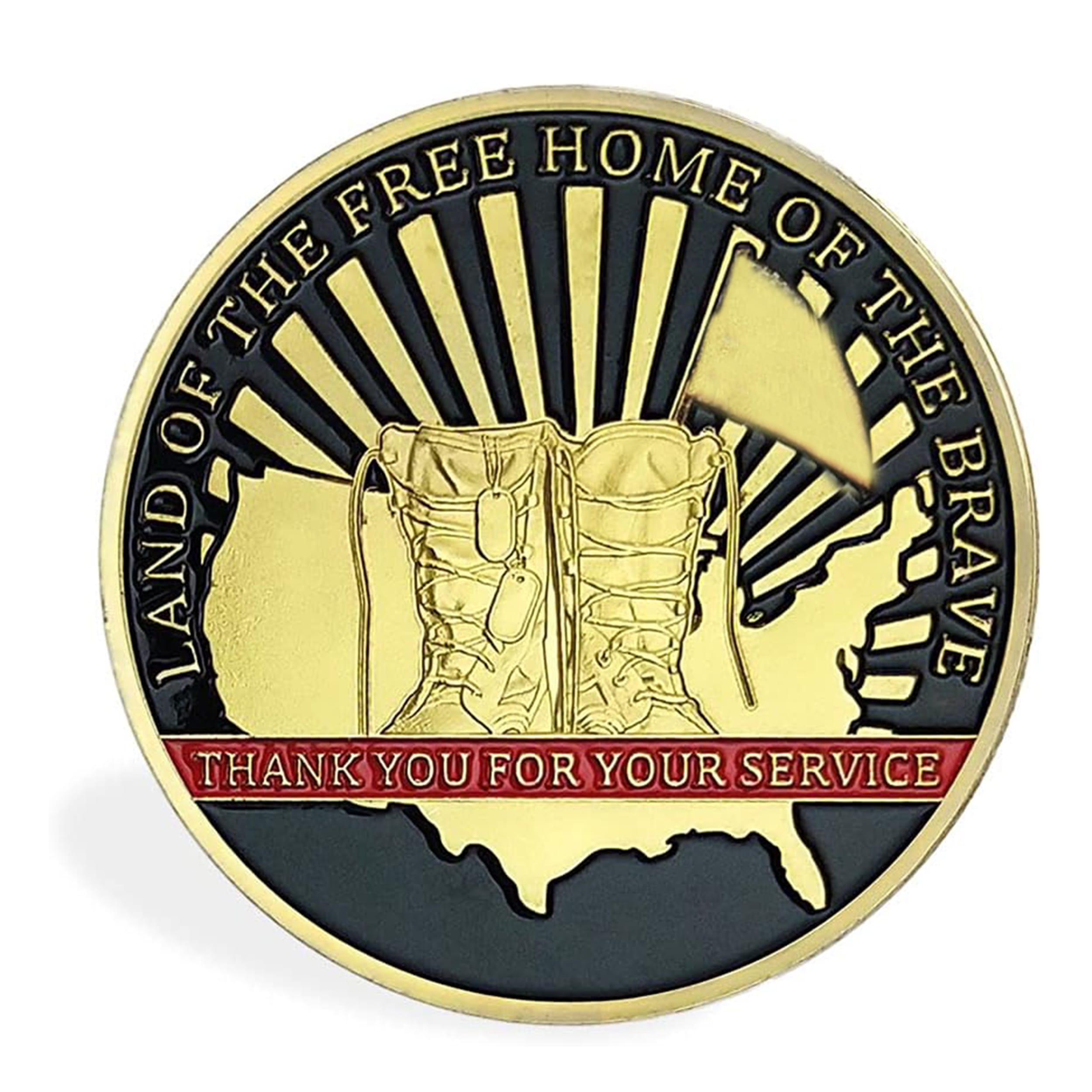 Thank You for Your Service US Army Veteran Gold Plated Coin All Products Thank You for Your Service US Army Veteran Gold Plated Coin All Products 3