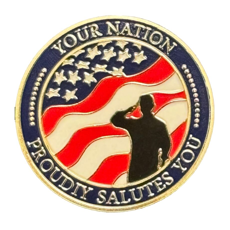Your Nation Proudly Salutes You Veterans Commemorative Gold Plated Coin All Products Your Nation Proudly Salutes You Veterans Commemorative Gold Plated Coin All Products 3