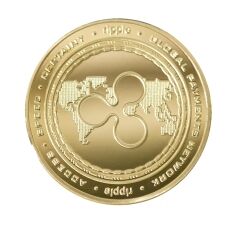 XRP Ripple Blockchain Crypto Gold Plated Coin All Products 4