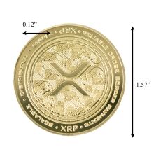 XRP Ripple Blockchain Crypto Gold Plated Coin All Products 5