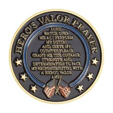 Gold Plated United States Space Force Challenge Coin and Heros Valor Prayer for Courage Souvenirs Air Force 4