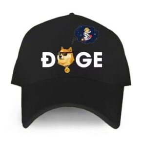 Dogecoin Doge HODL To the Moon Crypto Unisex Classic Black Baseball Cap All Products