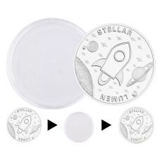 XLM Stellar Lumen Blockchain Crypto Silver Plated Souvenir Coin All Products XLM Stellar Lumen Blockchain Crypto Silver Plated Souvenir Coin All Products 9