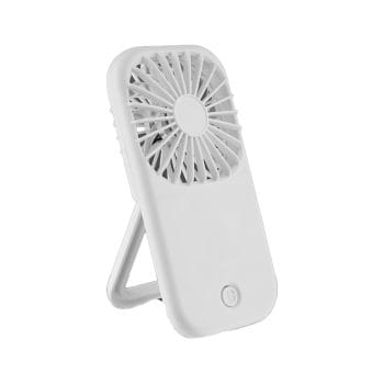 Portable White Handheld Fan with Kickstand All Products