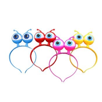 Flashing Alien Eyes Antenna Head Bopper Assorted All Products