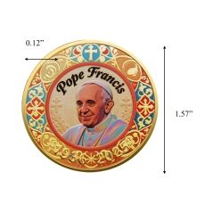 Pope Francis Commemorative Gold Plated Faith Coin All Products Pope Francis Commemorative Gold Plated Faith Coin All Products 5