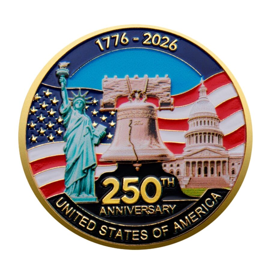 1776 to 2026 United States 250th Anniversary Commemorative Coin 4th of July 3