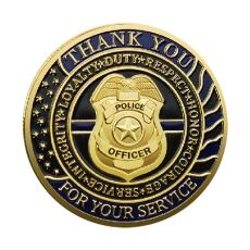 God Bless the Police Challenge Gold Plated Coin All Products 4