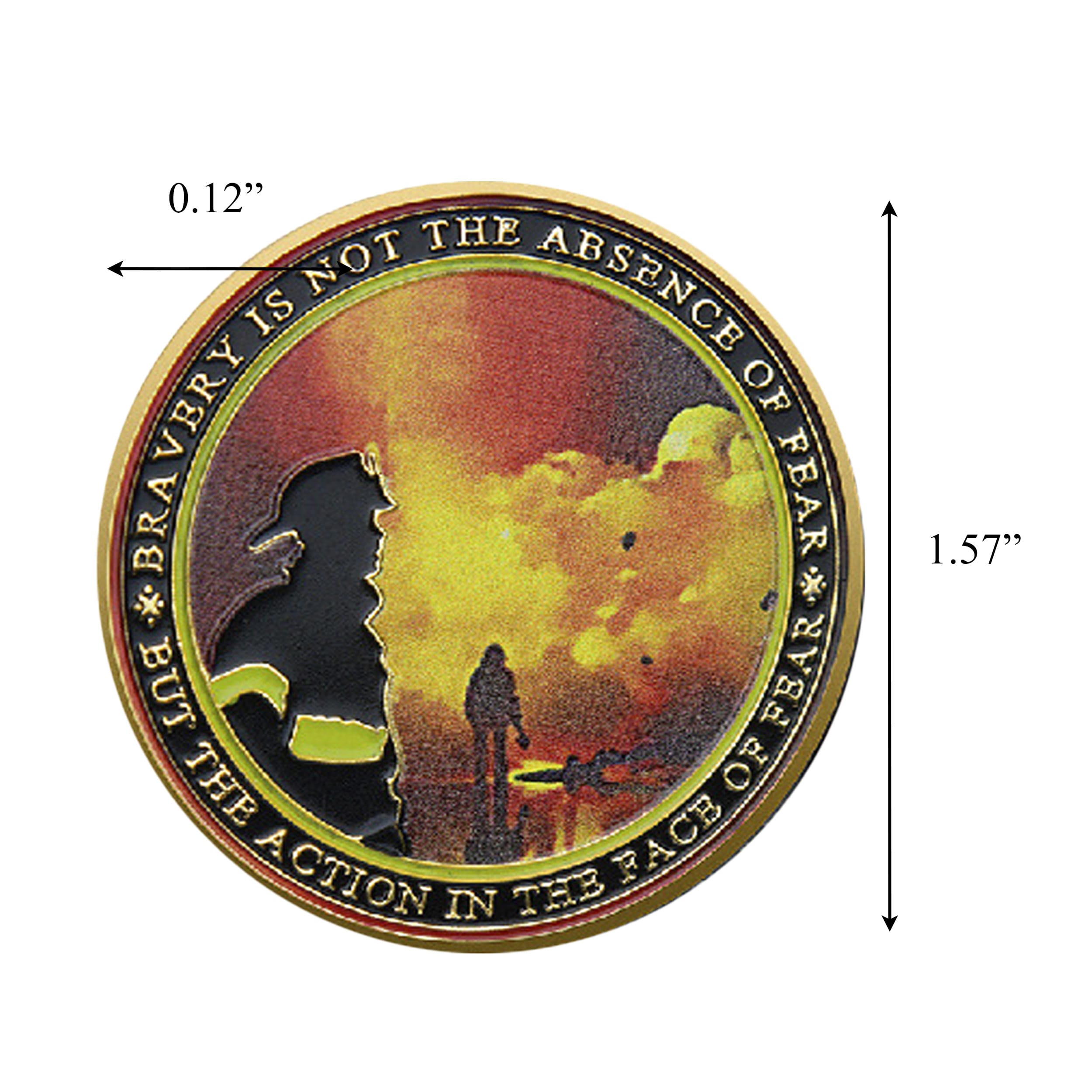 Firefighter Courage Tribute Gold Plated Challenge Coin All Products Firefighter Courage Tribute Gold Plated Challenge Coin All Products 4