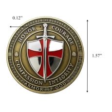 Covenant Edition Put on the Whole Armor of God Christian Gold Plated Coin All Products 5