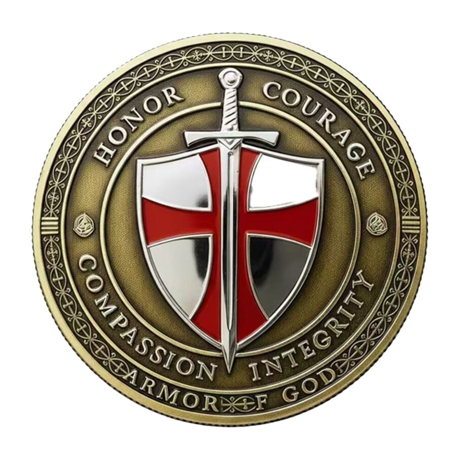 Covenant Edition Put on the Whole Armor of God Christian Gold Plated Coin All Products 3