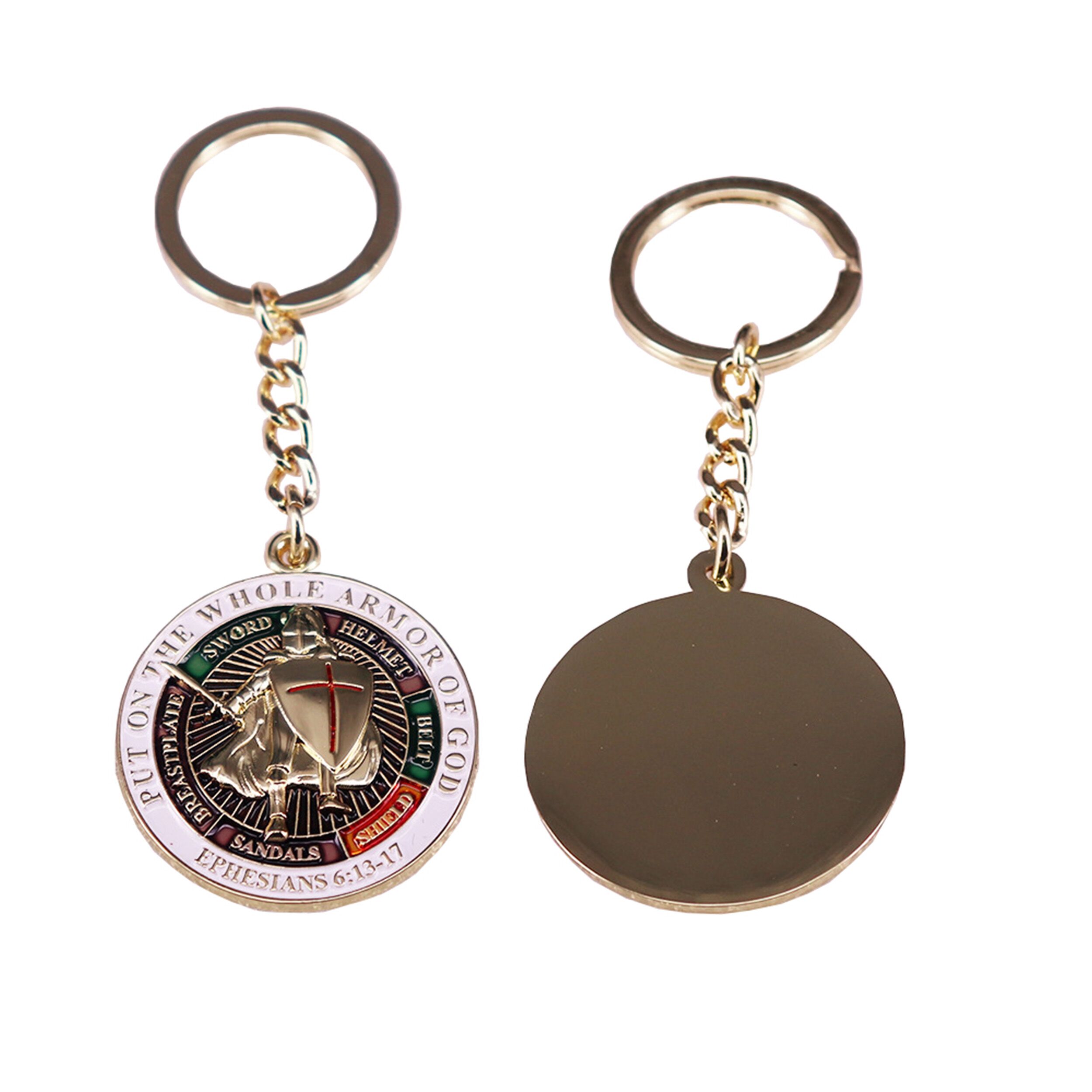Put on the Whole Armor of God Christian Gold Plated Coin Style Keychain All Products Put on the Whole Armor of God Christian Gold Plated Coin Style Keychain All Products 5