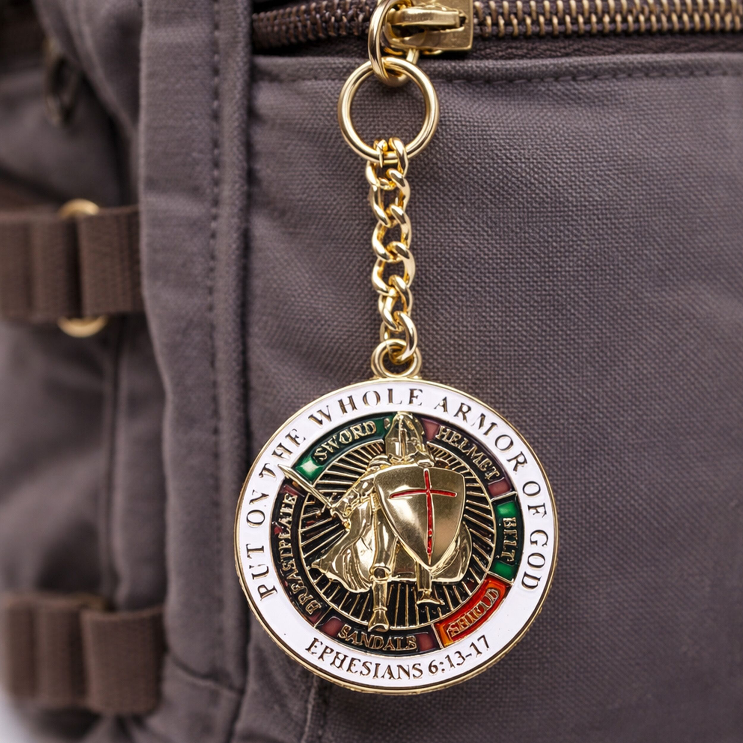 Put on the Whole Armor of God Christian Gold Plated Coin Style Keychain All Products Put on the Whole Armor of God Christian Gold Plated Coin Style Keychain All Products 8