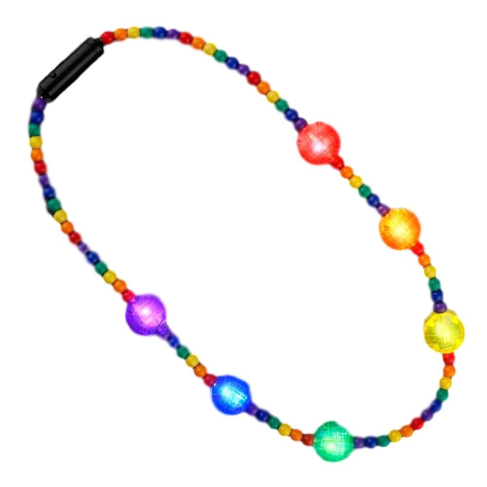 Flashing Rainbow Disco Prism Balls Fancy Party Necklace All Products Flashing Rainbow Disco Prism Balls Fancy Party Necklace All Products