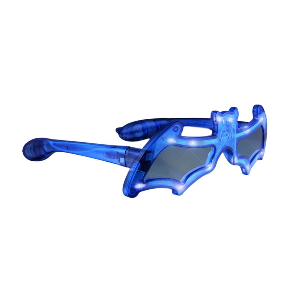 LED Bat Shaped Sunglasses Blue All Products LED Bat Shaped Sunglasses Blue All Products 5
