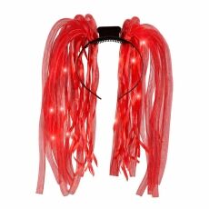 Red LED Noodle Headband Flashing Dreads All Products Red LED Noodle Headband Flashing Dreads All Products 4