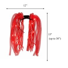 Red LED Noodle Headband Flashing Dreads All Products Red LED Noodle Headband Flashing Dreads All Products 5