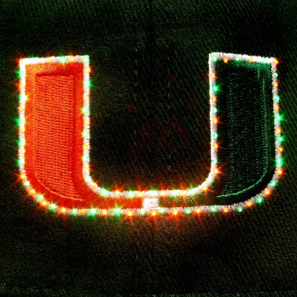 Miami Hurricanes Flashing Fiber Optic Cap All Products Miami Hurricanes Flashing Fiber Optic Cap All Products 4