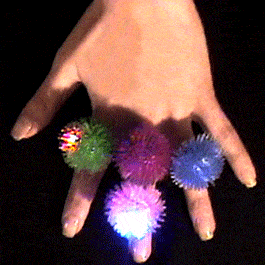 Soft Pom Pom Flashing Rings Pack of 24 All Products Soft Pom Pom Flashing Rings Pack of 24 All Products 3