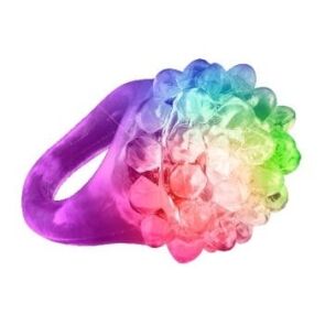 Light Up Soft Bubble Novelty Flashing Rings Pack of 24 All Products Light Up Soft Bubble Novelty Flashing Rings Pack of 24 All Products 3