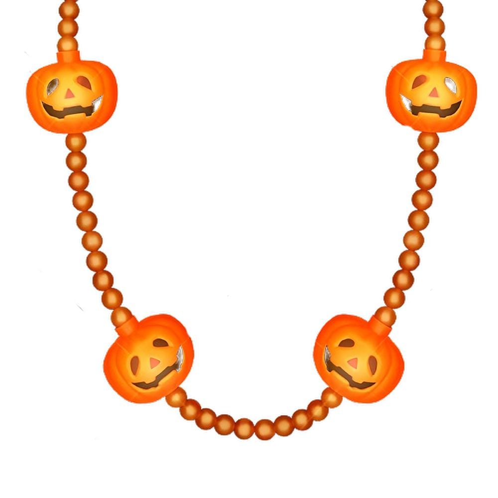 LED Beads and Pumpkins Necklace All Products LED Beads and Pumpkins Necklace All Products 6