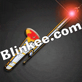 Trombone Flashing Body Light Lapel Pins All Body Lights and Blinkees Trombone Flashing Body Light Lapel Pins All Body Lights and Blinkees 3