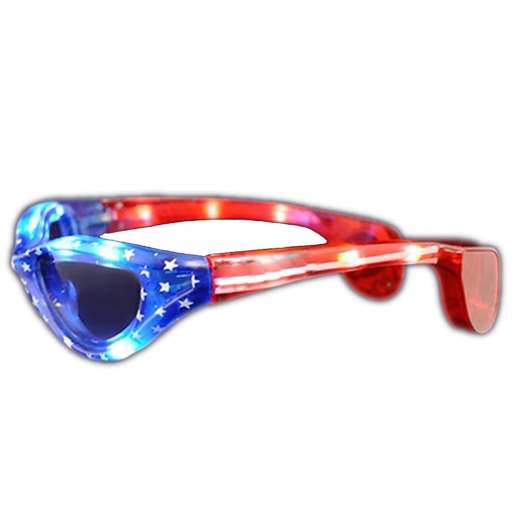 USA Stars and Stripes LED Fourth of July Sunglasses 4th of July USA Stars and Stripes LED Fourth of July Sunglasses 4th of July 5