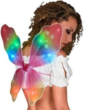 Light Up Rainbow Fairy Butterfly Wings All Products Light Up Rainbow Fairy Butterfly Wings All Products 3