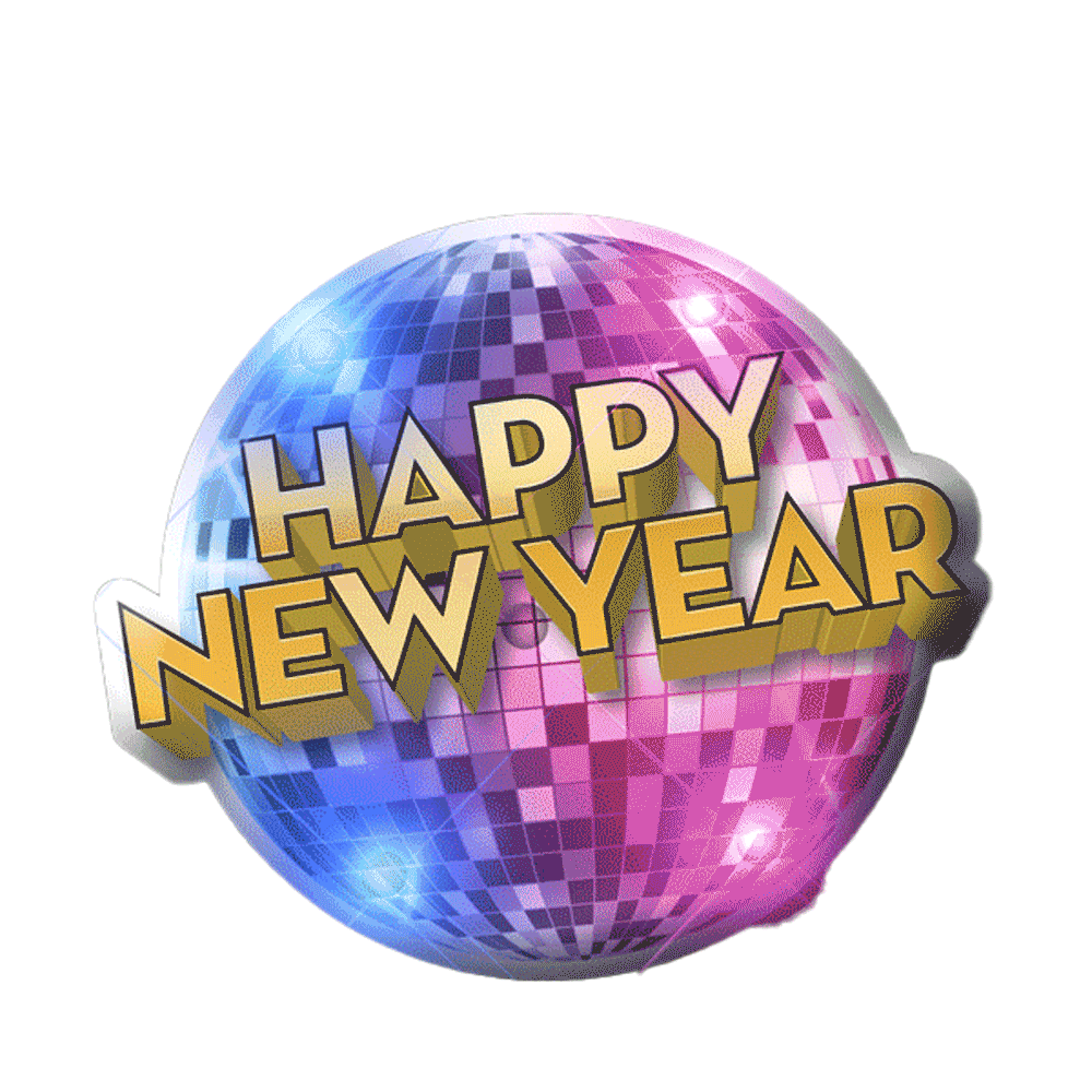 Happy New Year Disco Ball LED Charm On Lanyard All Body Lights and Blinkees Happy New Year Disco Ball LED Charm On Lanyard All Body Lights and Blinkees 4