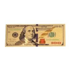 24K Gold plated 100 Dollar Bill Replica Paper Money Currency Banknote Art Commemorative Collectible Holiday Decoration 24K Gold and Silver Plated Replica Bills 24K Gold plated 100 Dollar Bill Replica Paper Money Currency Banknote Art Commemorative Collectible Holiday Decoration 24K Gold and Silver Plated Replica Bills 4