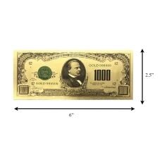 1000 Dollar American Bill 24k Gold Plated Fake Banknote Currency for Decoration 24K Gold and Silver Plated Replica Bills 1000 Dollar American Bill 24k Gold Plated Fake Banknote Currency for Decoration 24K Gold and Silver Plated Replica Bills 4