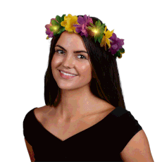 Light Up Flashing Mardi Gras Flower Crown Stretchy Headband All Products Light Up Flashing Mardi Gras Flower Crown Stretchy Headband All Products 5