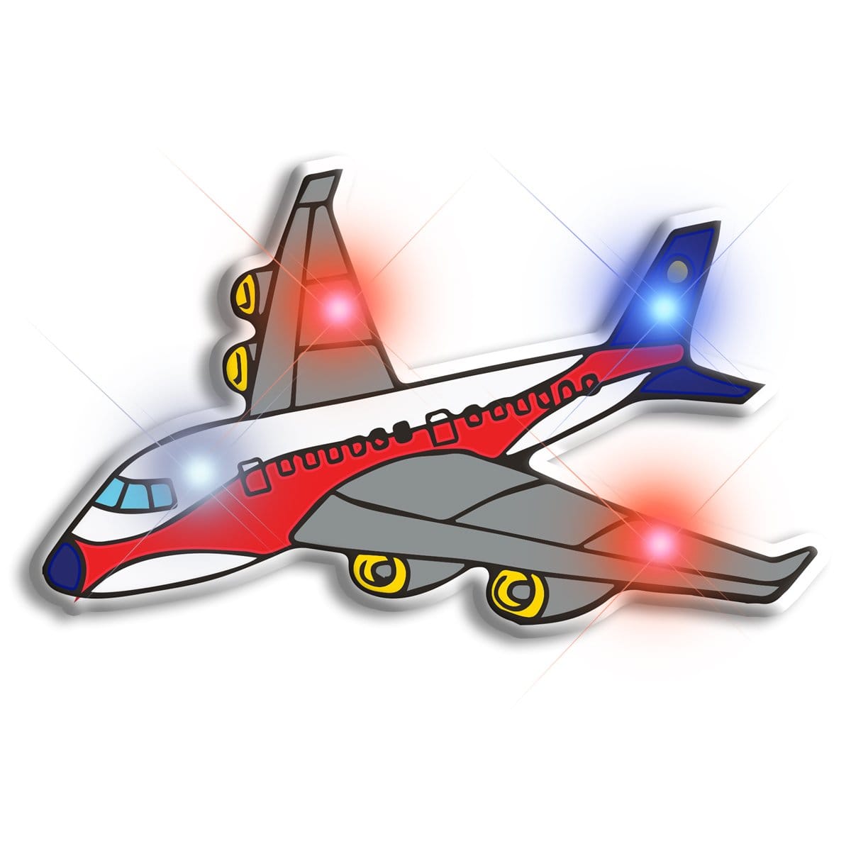 Airplane Flashing Body Light Lapel Pins All Body Lights and Blinkees Airplane Flashing Body Light Lapel Pins All Body Lights and Blinkees 3