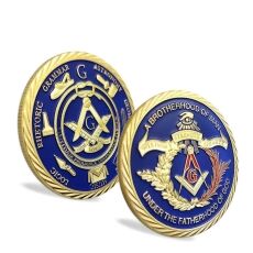 Masonic Ancient Blue Gold Challenge Coin All Products Masonic Ancient Blue Gold Challenge Coin All Products 5