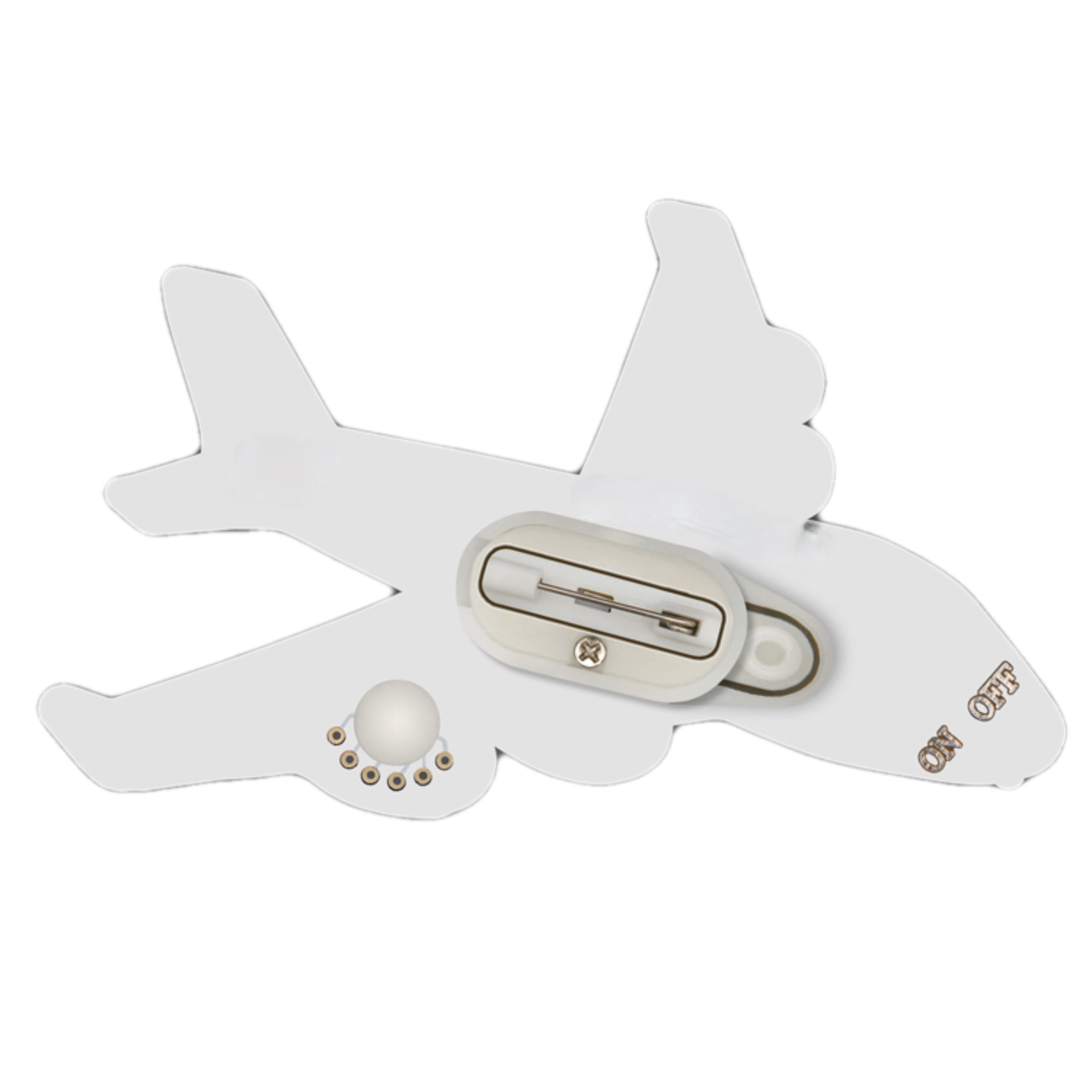 Airplane Flashing Body Light Lapel Pins All Body Lights and Blinkees Airplane Flashing Body Light Lapel Pins All Body Lights and Blinkees 4
