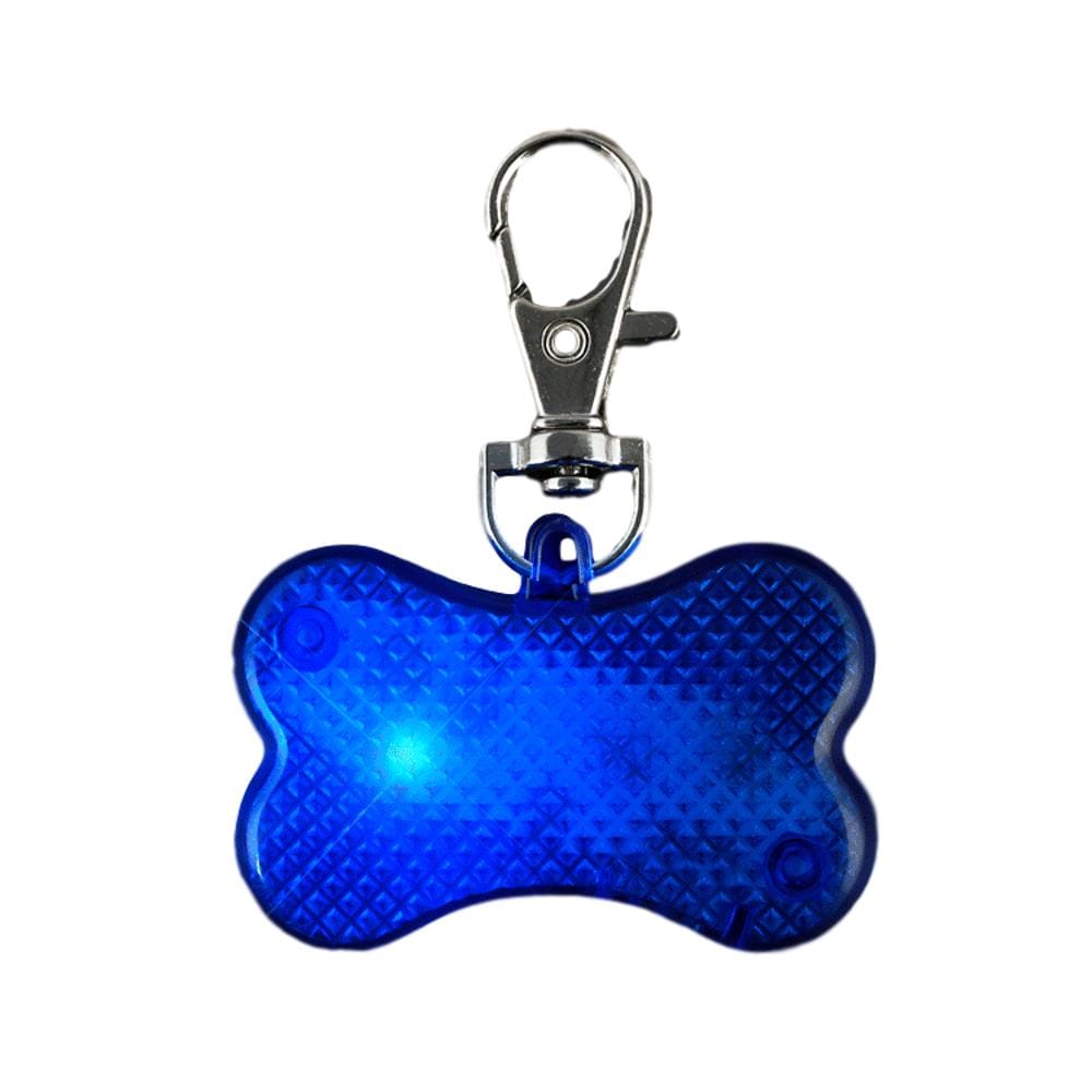 Blue Flashing Dog Bone Body Name Tag Safety Light All Body Lights and Blinkees Blue Flashing Dog Bone Body Name Tag Safety Light All Body Lights and Blinkees 4
