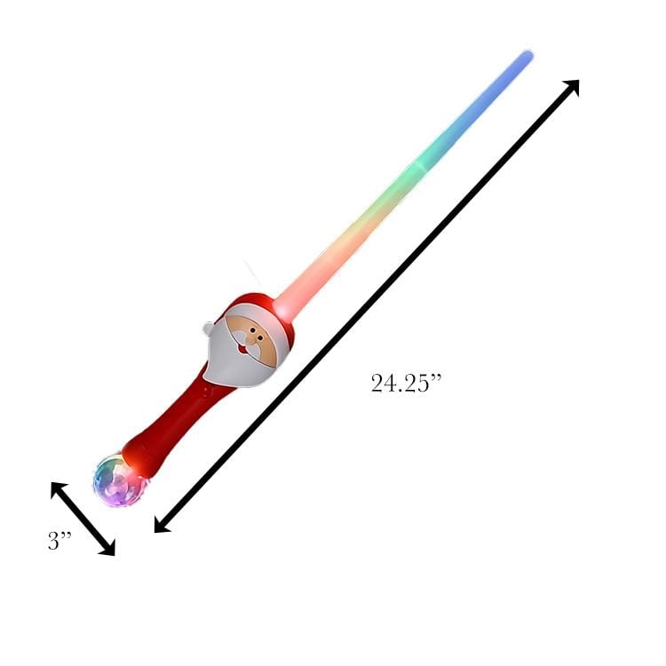 Light Up Expandable Santa Prism Sword Saber All Products Light Up Expandable Santa Prism Sword Saber All Products 5