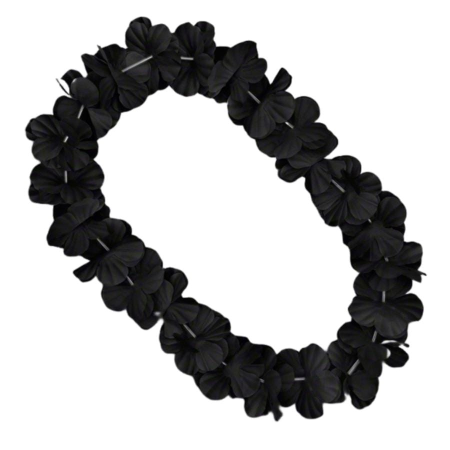 Hawaiian Flower Lei Necklace Black All Products Hawaiian Flower Lei Necklace Black All Products 5