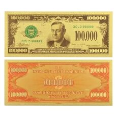 Set of 14 Commemorative Mega Billion 24K Gold Plated US Dollar Fake Banknotes Timeless Collection Protector Sold Separately 24K Gold and Silver Plated Replica Bills Set of 14 Commemorative Mega Billion 24K Gold Plated US Dollar Fake Banknotes Timeless Collection Protector Sold Separately 24K Gold and Silver Plated Replica Bills 6