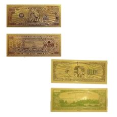 Set of 14 Commemorative Mega Billion 24K Gold Plated US Dollar Fake Banknotes Timeless Collection Protector Sold Separately 24K Gold and Silver Plated Replica Bills Set of 14 Commemorative Mega Billion 24K Gold Plated US Dollar Fake Banknotes Timeless Collection Protector Sold Separately 24K Gold and Silver Plated Replica Bills 18
