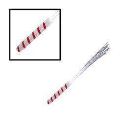 Candy Cane White Fiber Optic Wand with White LEDs All Products Candy Cane White Fiber Optic Wand with White LEDs All Products 5