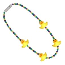 Light Up Squeezable Rubber Duck Charms Beaded Necklace All Products Light Up Squeezable Rubber Duck Charms Beaded Necklace All Products 5