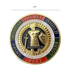 Solemnity Edition Put on the Whole Armor of God Christian Gold Plated Coin All Products Solemnity Edition Put on the Whole Armor of God Christian Gold Plated Coin All Products 5