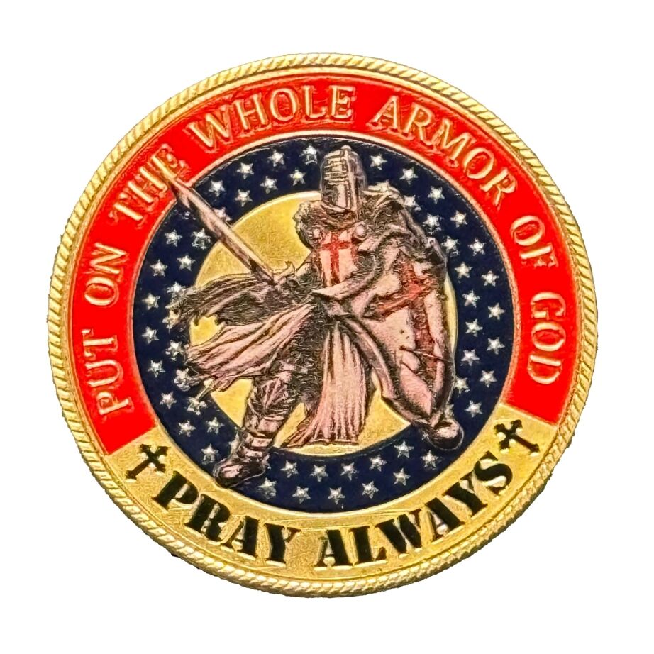 Victory Edition Put on the Whole Armor of God Christian God Plated Coin All Products Victory Edition Put on the Whole Armor of God Christian God Plated Coin All Products 3