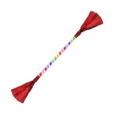 Light Up Twirling Candy Cane Baton Christmas Wand with Red Tinsel All Products Light Up Twirling Candy Cane Baton Christmas Wand with Red Tinsel All Products 5