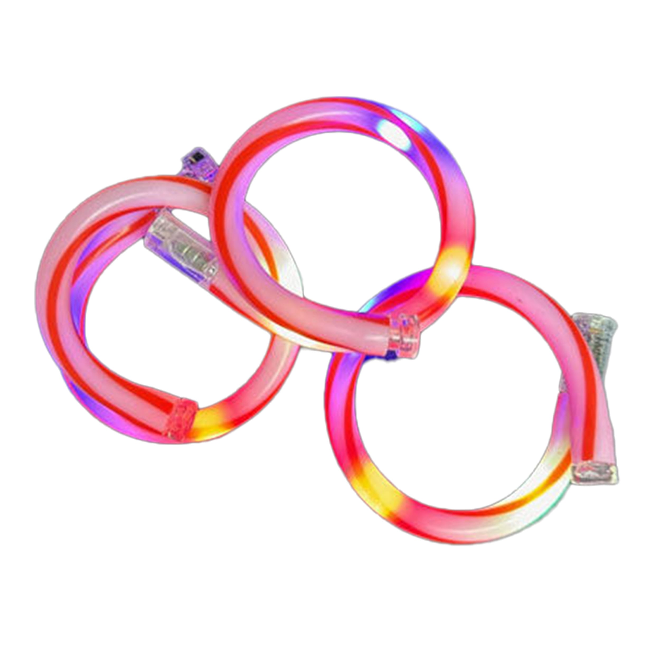 Light Up Christmas Candy Cane Tube Bracelet with Multicolor LEDs All Products Light Up Christmas Candy Cane Tube Bracelet with Multicolor LEDs All Products 4